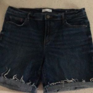 Dark Denim Shorts 6” Inseam